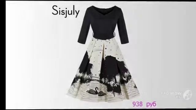 Покупки Одежды с AliExpress - Платье в старинном стиле смотреть онлайн