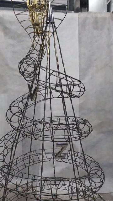 Новогодняя Змея & Елка из проволоки 6мм 🔥 К покраски смотреть онлайн