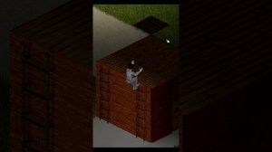Мод на Лестницы в Project Zomboid (Ladders!?) #addon #gameplay #projectzomboid #pz