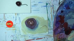 Вишня маслом | пишем поэтапно