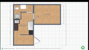 Если соединить 2 бытовки (3*6 и 3*4), получим домик 30м2