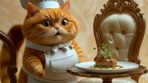 A Day in the Life of a Tiny Orange Cat Chef! 🐱🥞👩_🍳 _ Adorable Cooking Routine