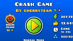 Прошёл инсейн демон за один день!!!Geometry Dash