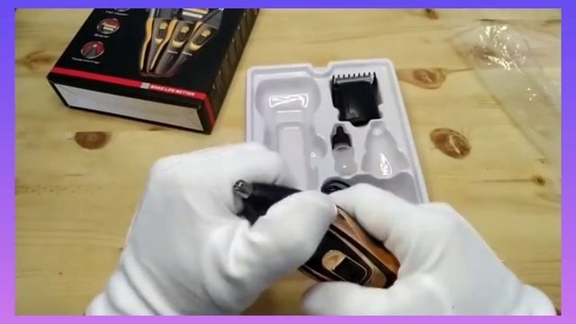 Машинка для стрижки Geemy GM-595, 3 в 1 ОБЗОР. смотреть онлайн