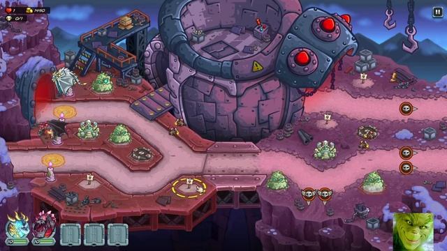 Kingdom Rush 5: Alliance (Безумец) → 25.Сердце Колосса # Героическо смотреть онлайн