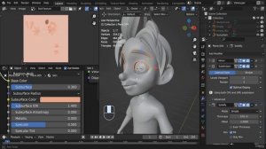 3. Texturing Character - Eye & Eyebrows & Eyelashes
