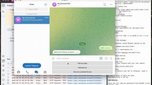 3 - Тест своего бота в Telegram.