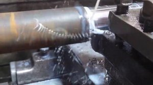 Проточка заготовки вала