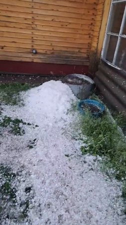 Град пошел в начале лета