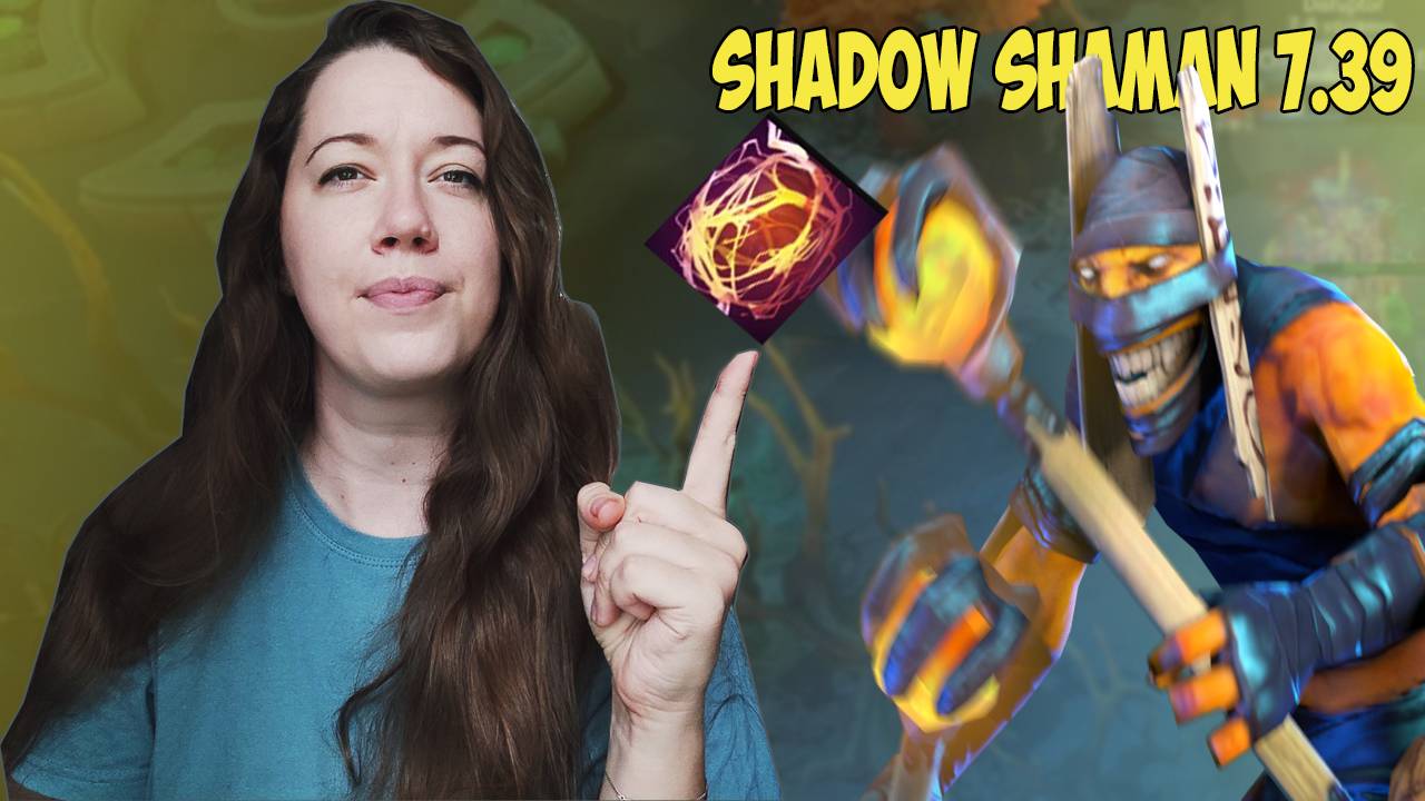 ШАМАНЧИК СВЯЗЫВАЙ!!! Shadow Shaman 7.39 ► Dota 2
