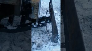 Отвал на минитрактор 4×4  из листа 3 мм