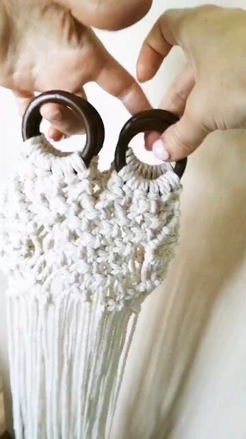 Сумочка в технике макраме diy macrame макрамегамак реко?