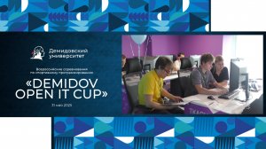 Demidov Open IT Cup 2025