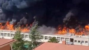 Крупный пожар охватил кампус университета в Италии