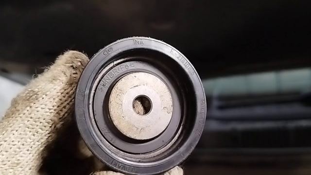 Состояние обводного ролика ГРМ GM 09128738, пробег 49 тыс. смотреть онлайн