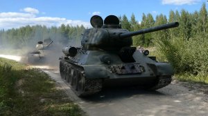 Прибытие техники на слёт "Моторы Войны", 11 августа 2022