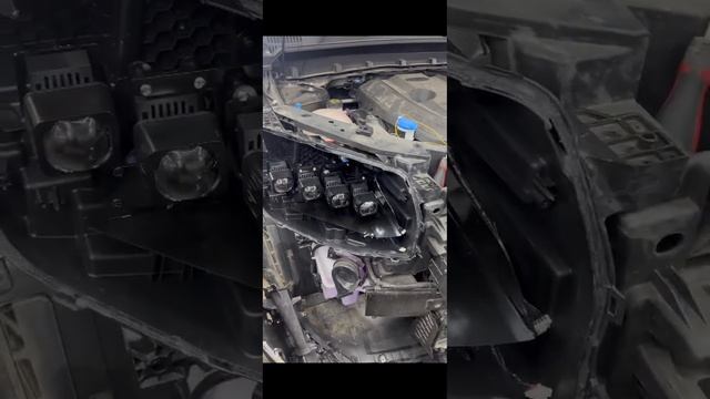 Установка линз в фары Geely Tugella смотреть онлайн