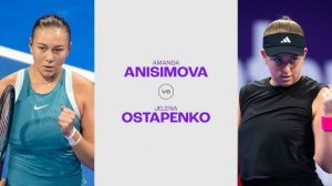 15.02.2025. Аманда Анисимова - Елена Остапенко. WTA Doha. Amanda Anisimova - Jelena Ostapenko