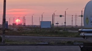 Солнце, красивый закат