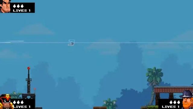 Let's play нубим в Broforce Co-Op.