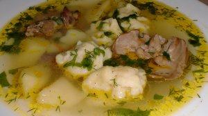 Суп с клецками