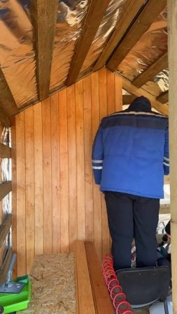 Отделка сауны из ольхи