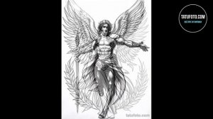 Эскизы татуировки Архангел Гавриил: значение, идеи и л