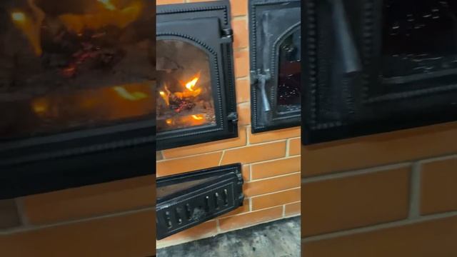 Шведская кирпичная печь с лежанкой для кухни вашей да? смотреть онлайн