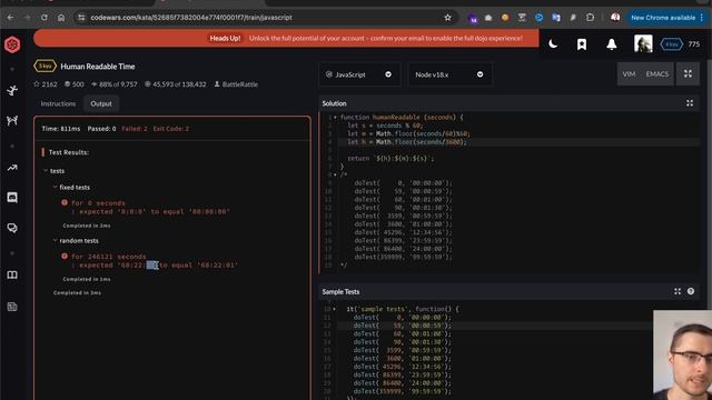 Решаем типичные задачи программиста / Codewars 5kyu смотреть онлайн