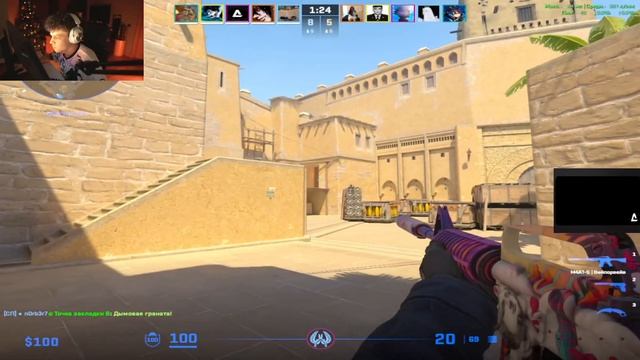AUNKERE, N0RB3R7 И TRIED ПОПАЛИСЬ ПРОТИВ KYOUSUKE НА FACEIT!! АУНКЕР VS СЕ