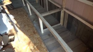 Сделала полки в сарай женскими руками.