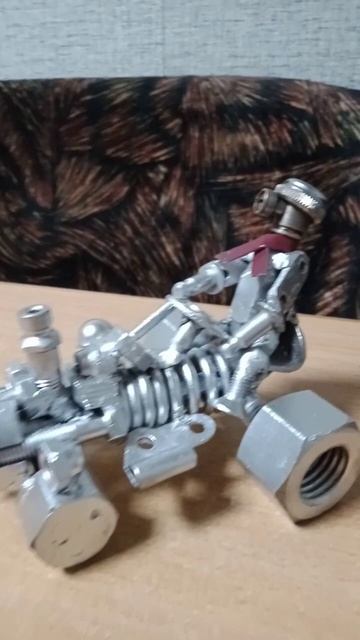 поделки из болтов и гаек. смотреть онлайн