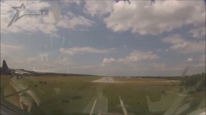 Су-25 глиссада и посадка из кабины, пара