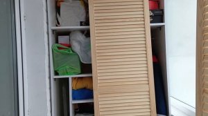 Шкаф на балкон. Делаем сами