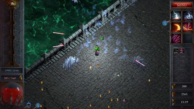 Клерик имба ! Адский рогалик на выживание ! - Halls of Torment п смотреть онлайн