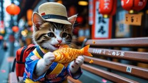 ⛩️🌸🐱Tourist Cats in Japan ✈️🍣 - Funny Cats Doing Human Things #aicatstory#cat#catlover #cutecat