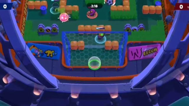 Мяч в воротах а гол не засчитали? Что?? Brawl Stars смотреть онлайн