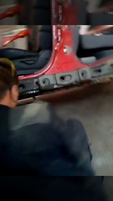 Подготовка к замене порогов Дэу Матиз смотреть онлайн