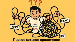 1] Пишем первое сетевое приложение на Java! Схема приложения. Термины: socket, сервер, OSI