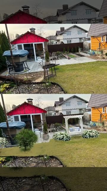 Участок у бани. Подбор подходящей композиции. смотреть онлайн