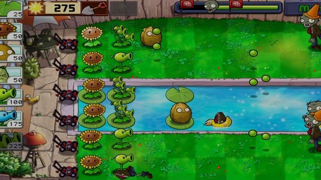 играем в зомби против растений без звука! смотреть онлайн