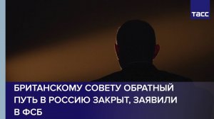 Британскому совету обратный путь в Россию закрыт, заявили в ФСБ