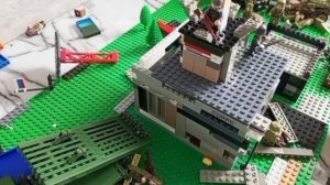 постройка Лего дома из Лего в ускоренном времени