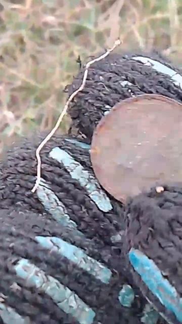 Тх-850. Монету хазарского каганата или рыфы нашёл. смотреть онлайн