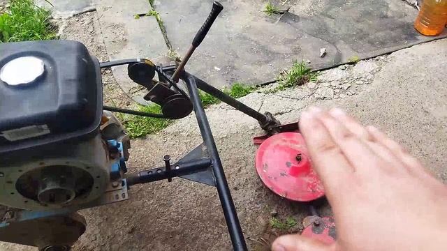 Роторная косилка на мотоблок