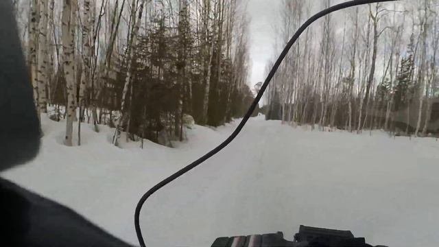 Promax Snowbear V3 800 4t дорога с озера Сартымтоух, на улице +8, не