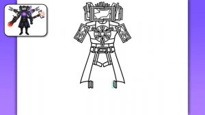 КАК НАРИСОВАТЬ НОВЫЙ ТИТАН ТВ МЕН АСТРО РУКА из Скибид