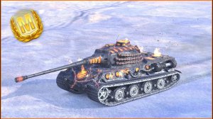 Tanks Blitz LOWE Колос 5k урона Мастер+Воин TANK Blitz