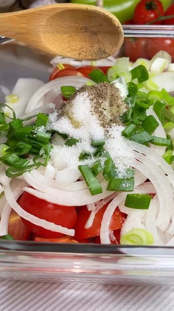 Закуска из помидор к шашлычку 🍅