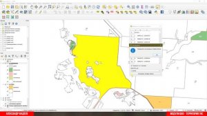 Ведомость координат объекта в QGIS
